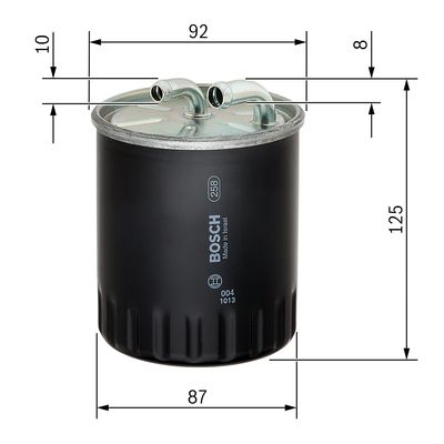 BOSCH YAKIT FİLİTRESİ 640/642/651 204/212 ürün görseli